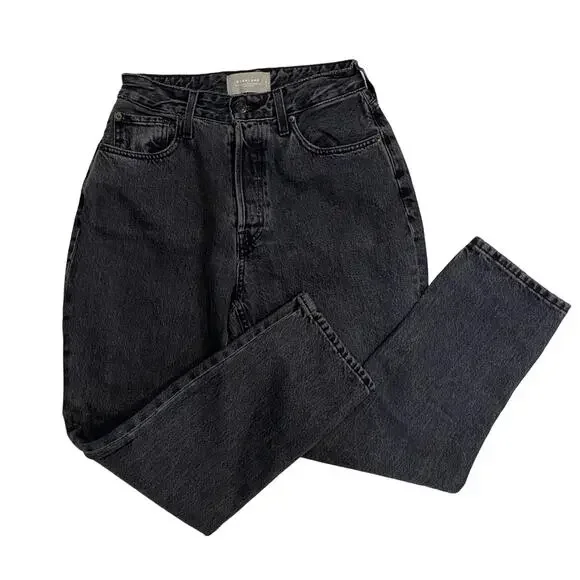 Everlane Women's The 90’s Cheeky Black Jeans - Picture 3 of 12